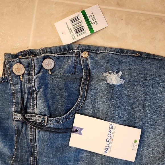 NWT Wallflower womens overalls size L insta stretch - Picture 2 of 7